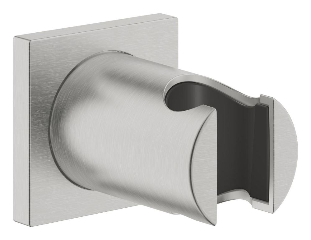 Suport para dus Grohe Rainshower, montare pe perete, universal, crom mat [2]