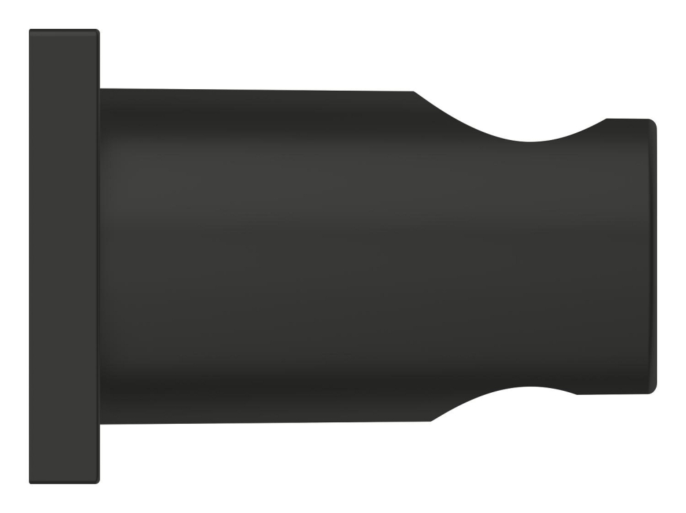 Suport para dus Grohe Rainshower, ornament patrat, montare pe perete, universal, negru mat [4]