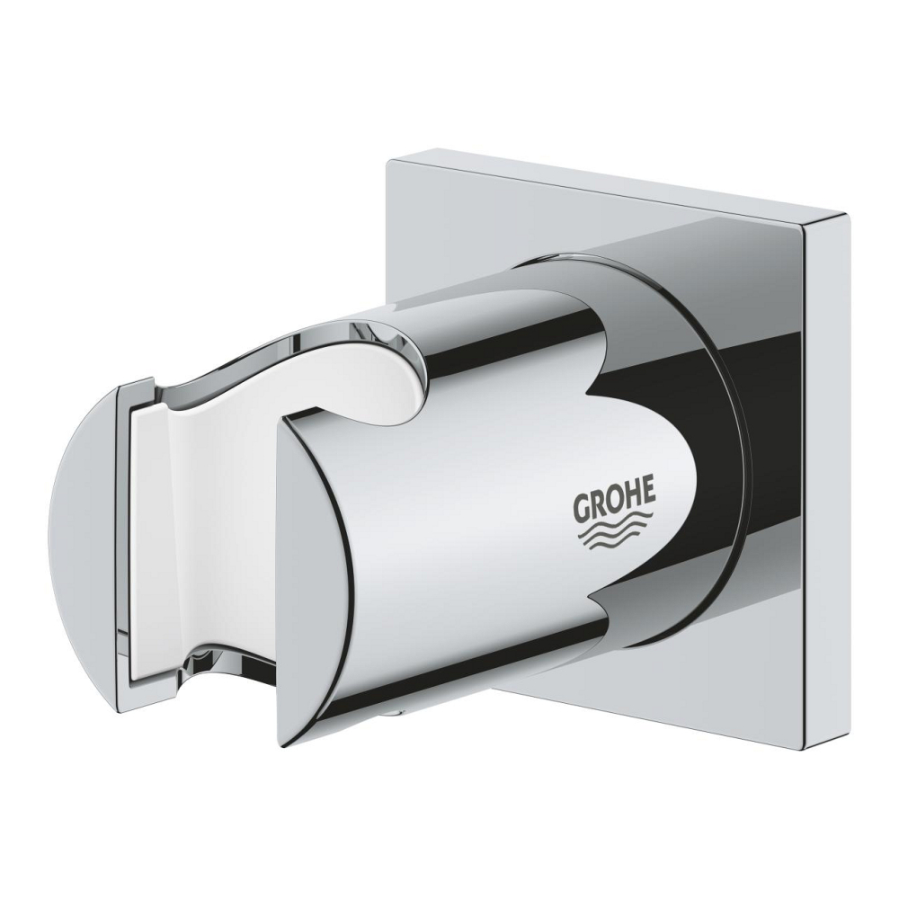 Suport para dus Grohe patrat, montare pe perete, universal, crom [3]
