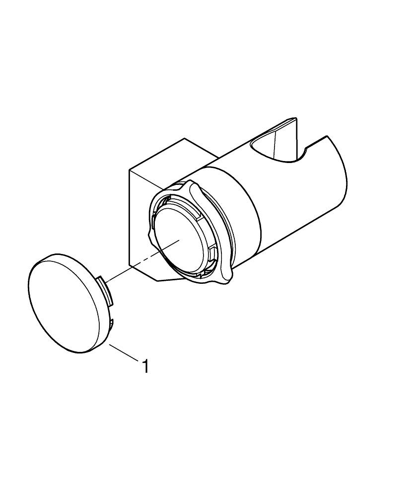 Suport para de dus Grohe Tempesta adjust, montare perete, reglabil, crom [5]