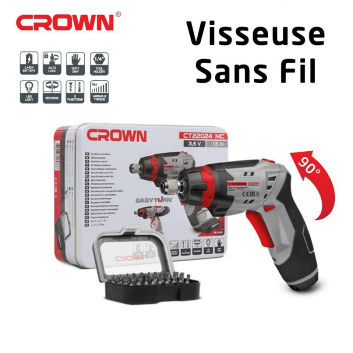 Surubelnita Li-ion 3.6V Crown CT22024 [3]