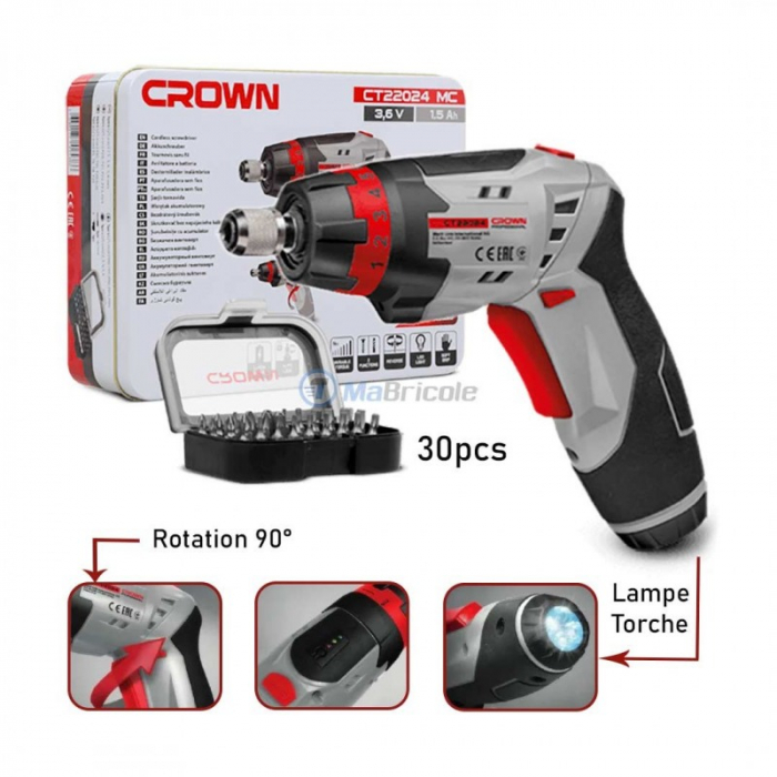 Surubelnita Li-ion 3.6V Crown CT22024 [4]