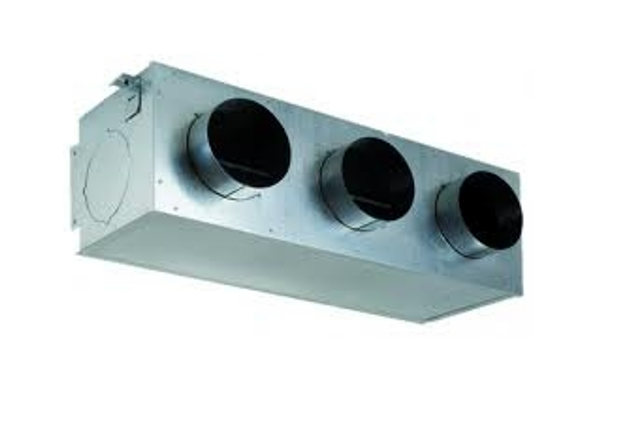 Plenum izolat pentru ventiloconvectoare Nobus cu trei stuturi FC103Iz (dim. unitate necarcasata 1545x450x225) [2]