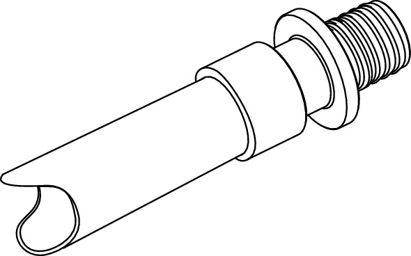 Racord prelungit TECEflex/teava cupru Ø20 x Ø18 [2]