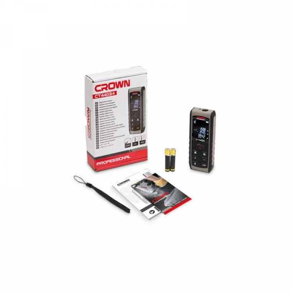 Telemetru laser profesional 80m Crown [2]