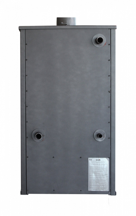 Termosemineu pe lemn, brichete si carbune Fornello model B2E 14 kW, cu manta de apa [4]