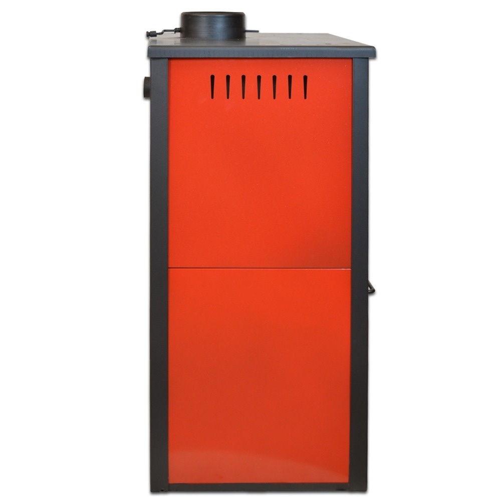 Termosemineu pe lemne cu manta de apa Termax Decebal rosu 11,52 kW [2]
