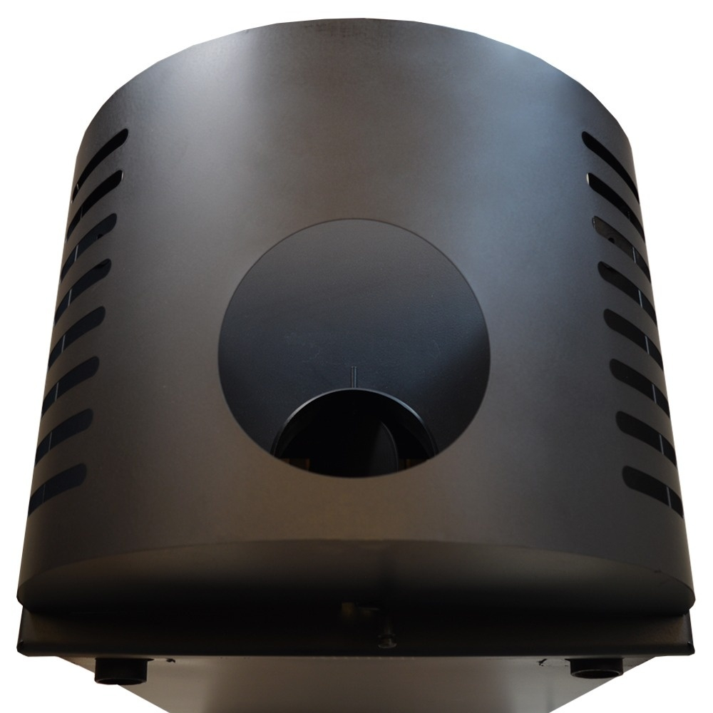 Termosemineu pe lemne Termax Faurar negru 11,52 kW cu manta de apa [4]