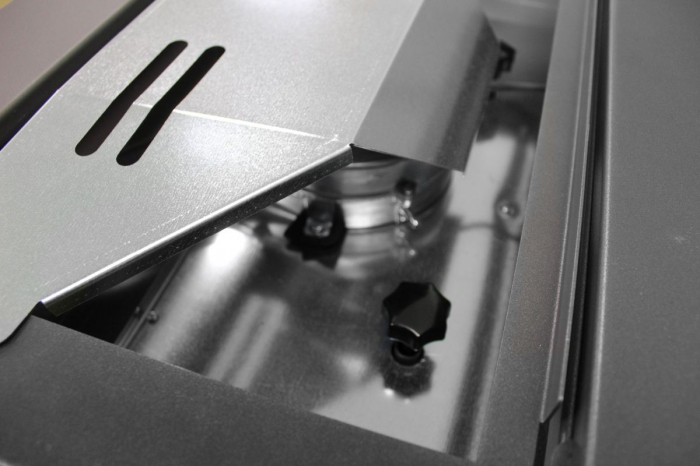 Termosemineu pe peleti Fornello, model Primo Truva Pellet 25 kw, crem, sistem de curatare mecanica creuzet [8]