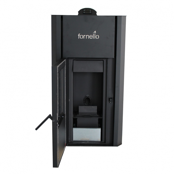 Termosemineu pe peleti, 25 kW, crem, Fornello Primo Pellet [2]