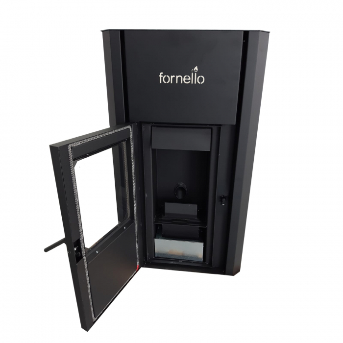 Termosemineu pe peleti, 25 kW, crem, Fornello Primo Pellet [3]