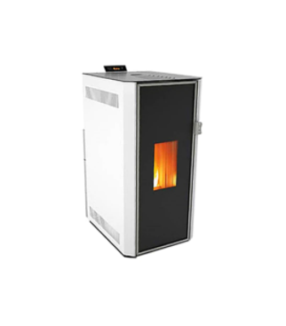 Termosemineu pe peleti Fornello, model Lidya 25 kW, pompa Grundfos, vas expansiune, telecomanda, arzator inox [3]