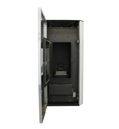 Termosemineu pe peleti Fornello, model Lidya 25 kW, pompa Grundfos, vas expansiune, telecomanda, arzator inox [9]