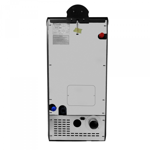 TCazan pe peleti Fornello model Royal B 30 kw, negru, tiraj fortat, pompa circulatie, vas expansiune, automatizare [4]
