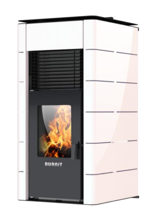 Termosemineu pe peleti Burnit Concept Novation 25 kw complet echipat WiFi incorporat [1]