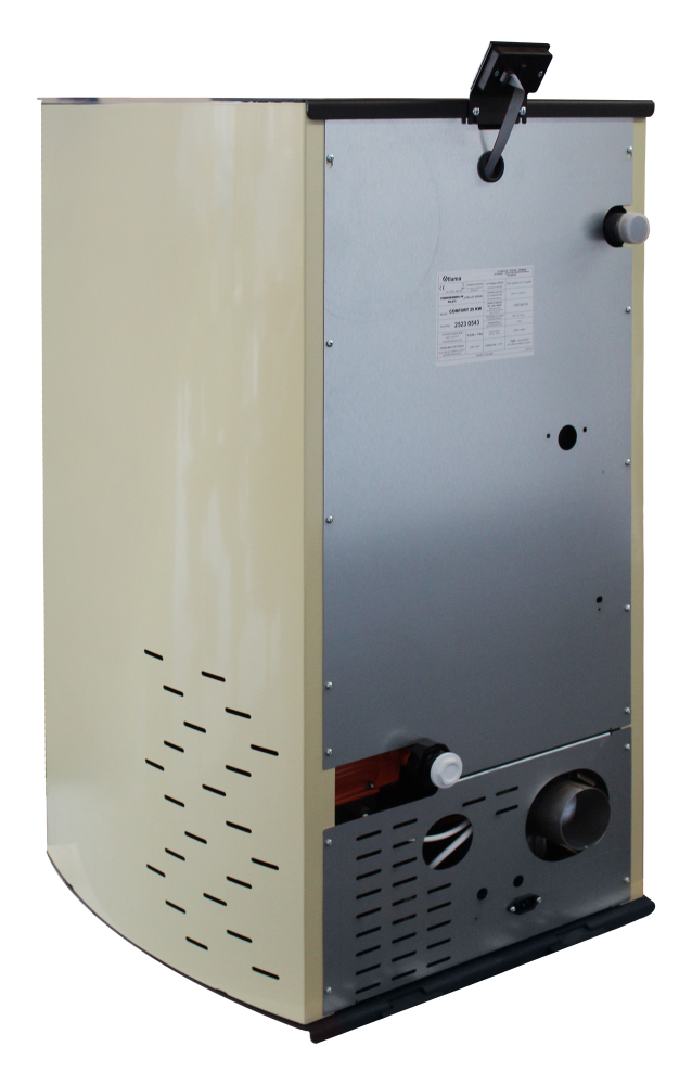 Termosemineu pe peleti Fiama Confort 30 kW, cu pompa, vas expansiune, automatizare, buncar 35 kg [4]
