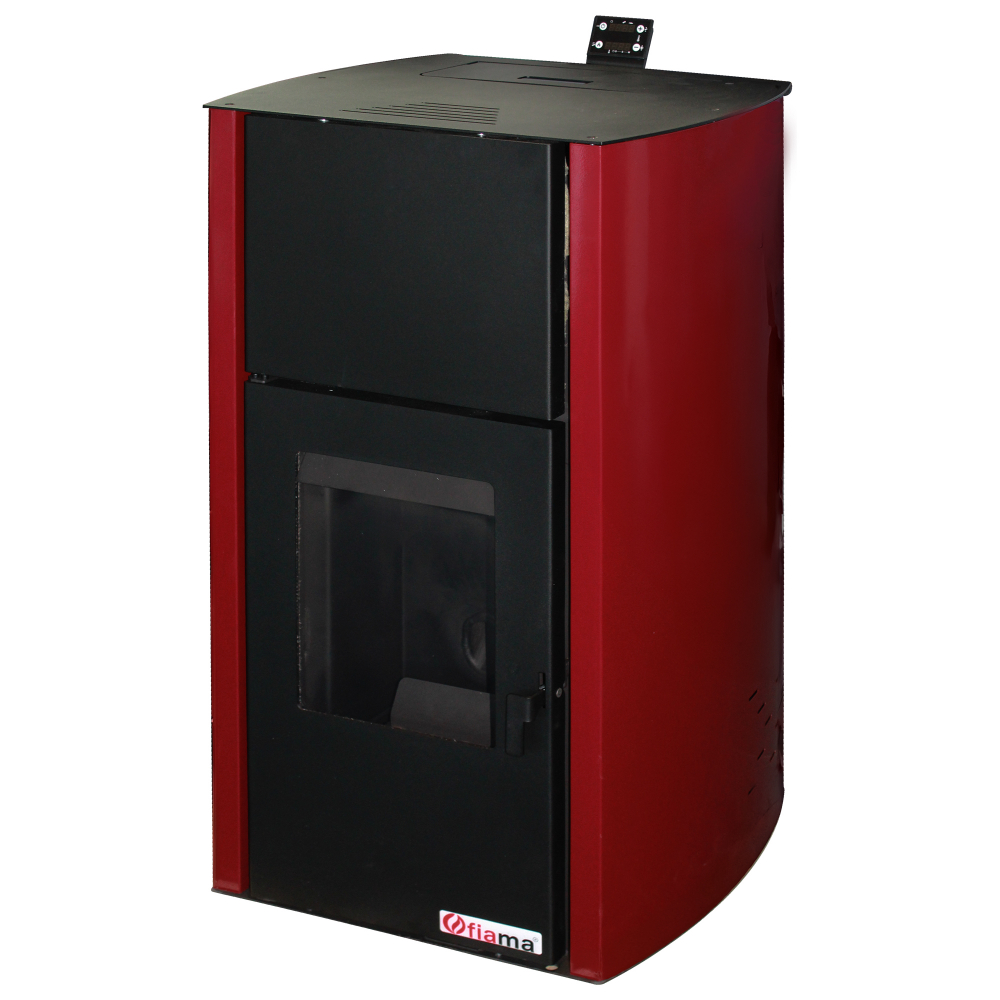 Termosemineu pe peleti Fiama Confort 25 kW, cu pompa, vas expansiune, automatizare, buncar 25 kg [3]