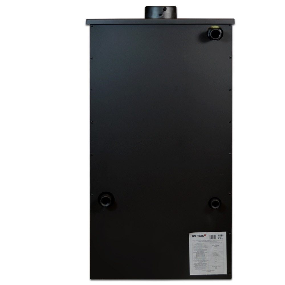 Termosoba neagra pe lemn Termax Codru 24,43 kW cu manta de apa si cuptor [4]