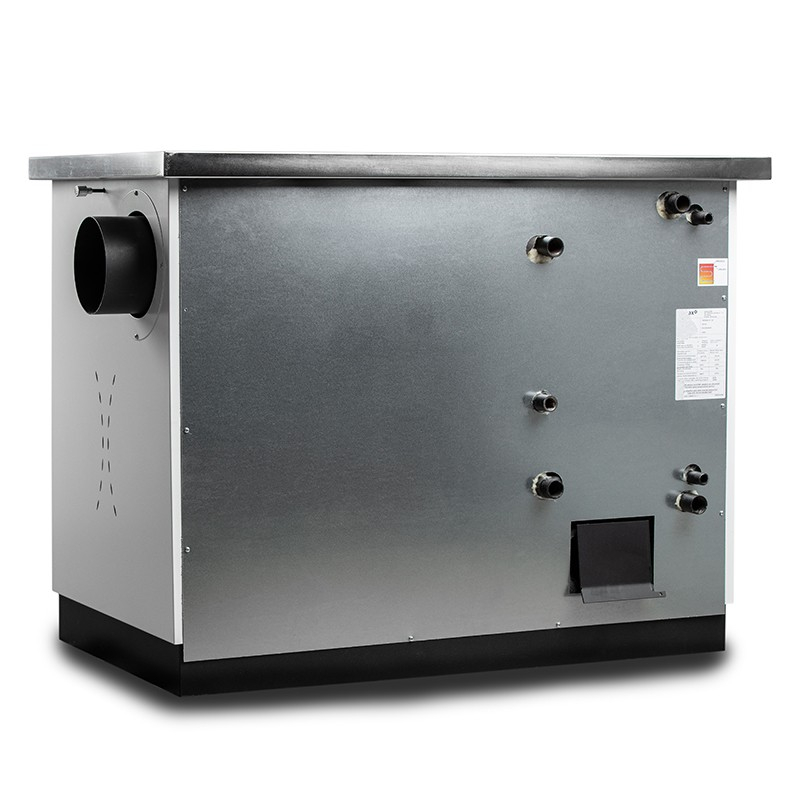 Termosoba Termax Maria 25 kW alba pe lemn cu cuptor, racord cos pe dreapta [5]