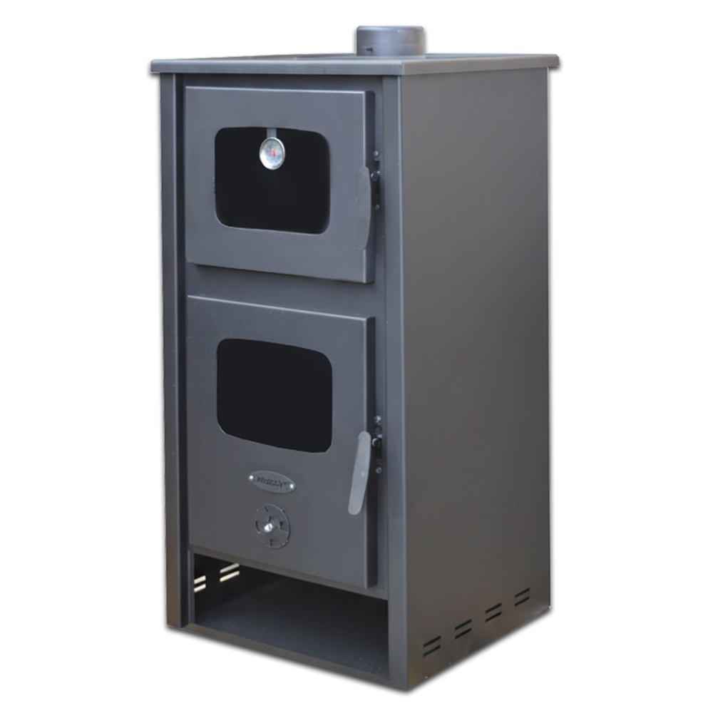 Termosoba neagra Termax Robot Special 24,43 kW pe lemn cu manta de apa [2]