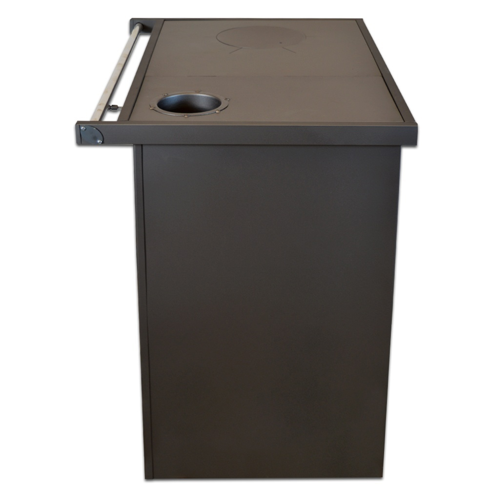 Termosoba lemne cu manta de apa si cuptor Termax Voinic neagra 12,05 kW [7]