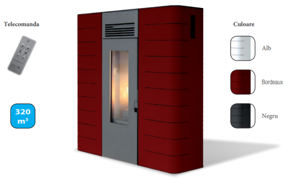 Termosoba pe peleti, 16 kW, TermoLife Slim 16 [2]