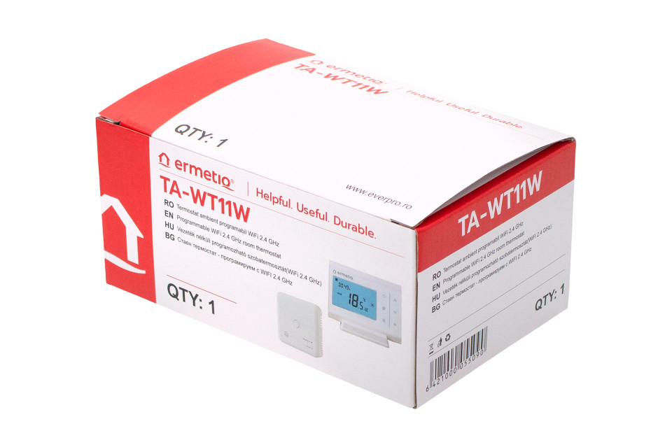 Termostat ambient programabil WiFi 2.4 GHz Ermetiq [5]