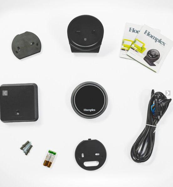 Termostat inteligent programabil fara fir, control prin internet, negru, Homplex NX1 [4]