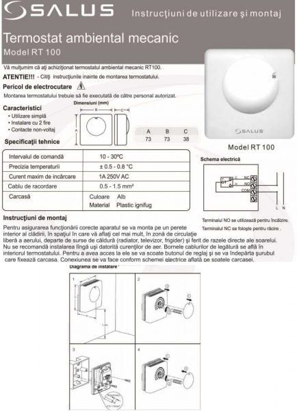 Termostat mecanic Salus RT100 [2]