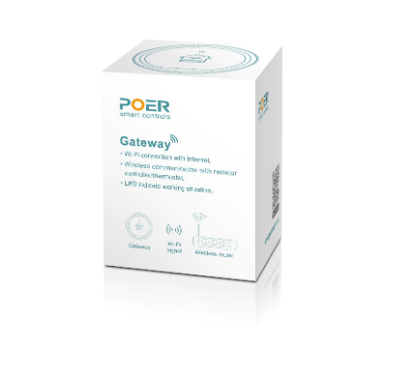 Termostat inteligent POER Smart cu control vocal, receptor si gateway [4]