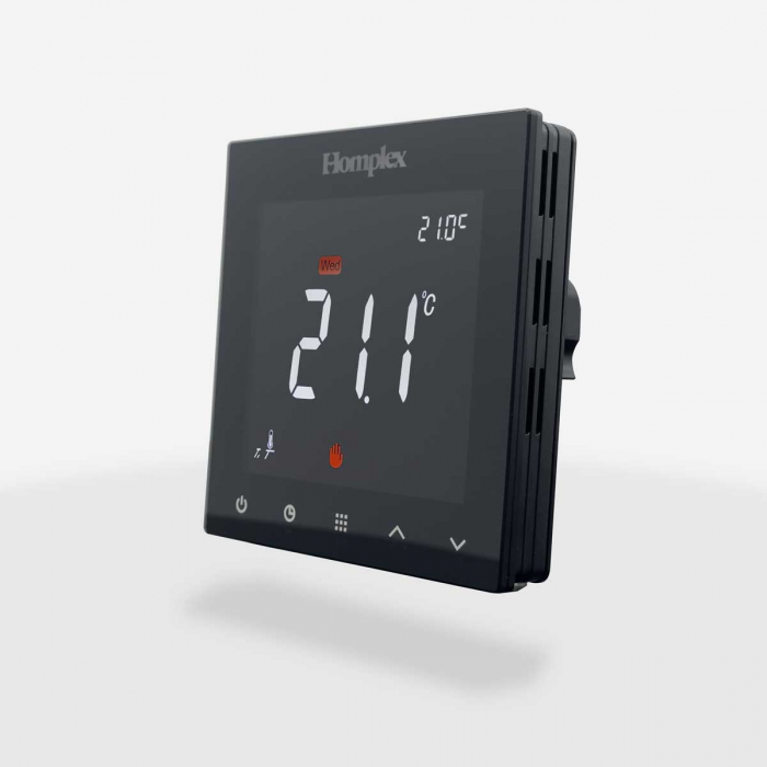 Termostat programabil inteligent pentru incalzire in pardoseala, negru, Homplex 922 Wi-Fi [3]