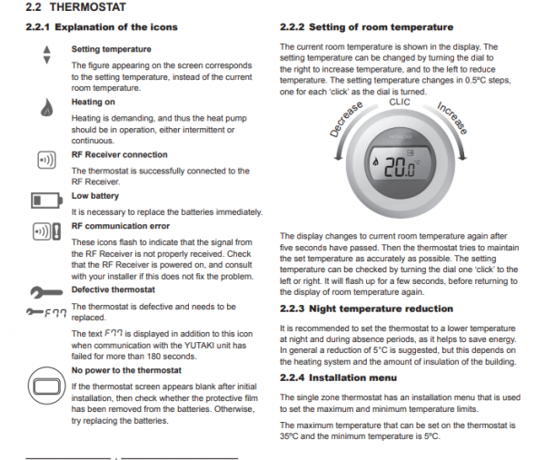 Termostat wireless inteligent, Hitachi Yutaki [3]