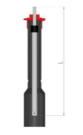 Vana PE 100 cu tija actionare, DN 32 mm, 10 bar - gaz, 16 bar - apa, SDR 11 [2]