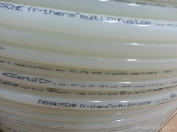 Teava Ivar FF-Therm PE-Xa din polietilena reticulata si bariera de oxigen EVOH 16x2 colac 600 m [2]