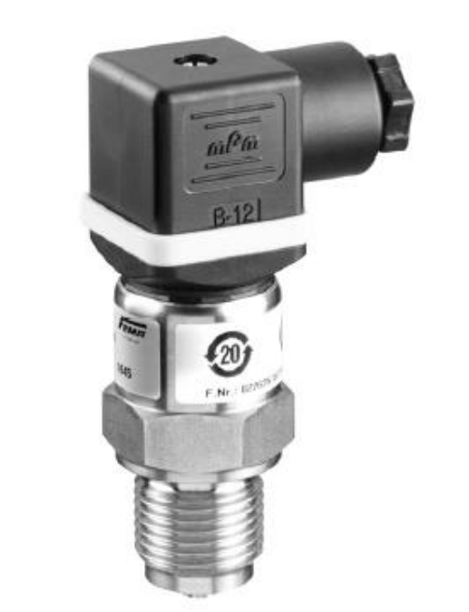 Traductor de presiune compact, racord G1/4, alimentat pe 2 fire la 10...30Vcc, semnal ieșire 4...20mA, pentru lichide neutre, conexiune electrică cu fișă electrică DIN [1]
