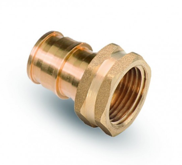 Trecere largita cu filet interior, alama, 20x1/2", Rayper [2]