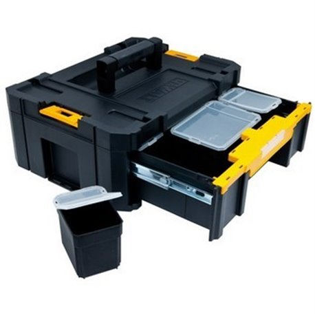 Organizator TSTAK III cu sertar adanc dotata cu 6 cutiute cu capac DeWalt - DWST1-70705 [2]