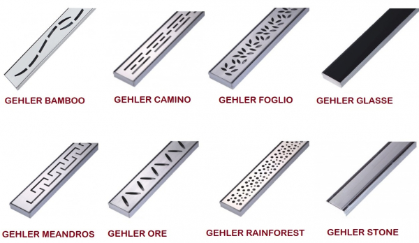 Rigola de dus din INOX 304 GEHLER MEANDROS G028 900 x 70 mm [5]