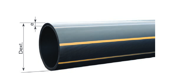TUB CANALIZARE PE100 D.110 x 6,6mm PN10 SDR17 BARA 13m - VALROM GAMA KompactKIT [2]