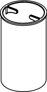 Tub imersie (L= 74 mm) pentru sifon plat TECEdrainline 650001 DN 50 [2]