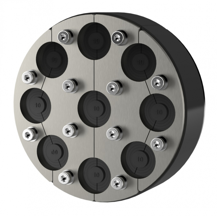 Etansare universala pentru cabluri, carota Ø 150 mm, 9 cabluri, Ø exterior cablu 6-25 mm, Hauff Technik P-Cable Basic SG [10]