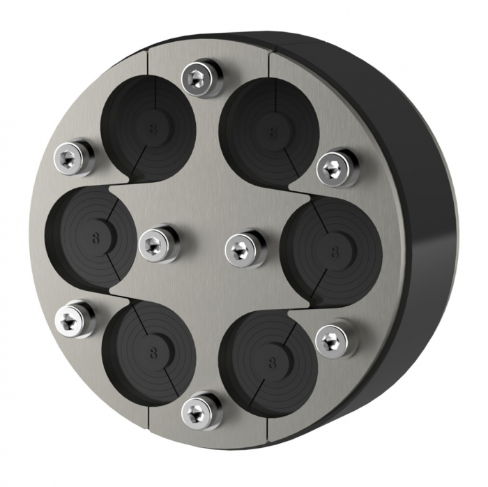 Etansare universala pentru cabluri, carota Ø 150 mm, 6 cabluri, Ø exterior cablu 8-35 mm, Hauff Technik P-Cable Basic SG [9]