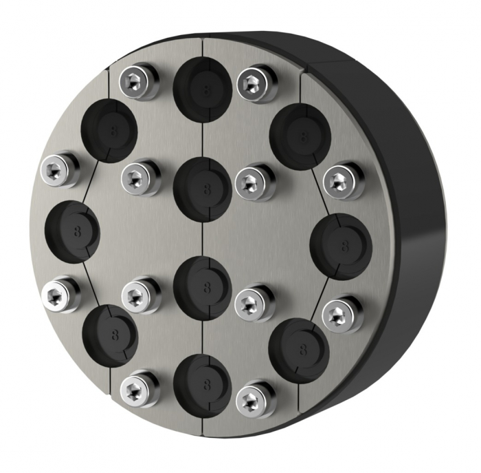 Etansare universala pentru cabluri, carota Ø 100 mm, 5 cabluri, Ø exterior cablu 8-30 mm, Hauff Technik P-Cable Basic SG [8]