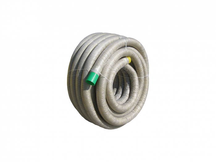 Tub dren din PVC PIPE BASE monostrat cu filtru geotextil D.100 colac L25m - Vodaland gama Terra [1]