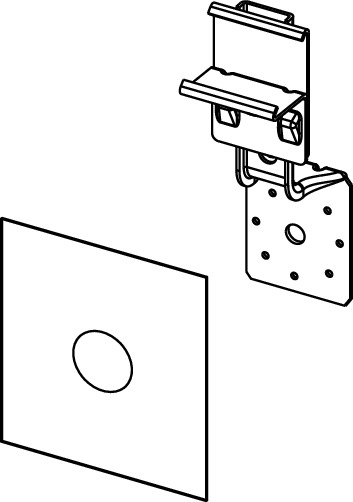 Unitate de conectare TECEprofil fara cot cu talpa [4]