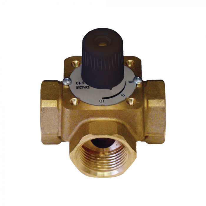 Vana cu 3 cai, 1/2", KVS 4 m³/h, cu rozeta, Herz [2]