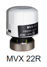 Vana cu 3 cai cu by-pass VTX 13 P si servomotor ON/OFF MVX 22 R, seria MICRA, producator CONTROLLI [2]
