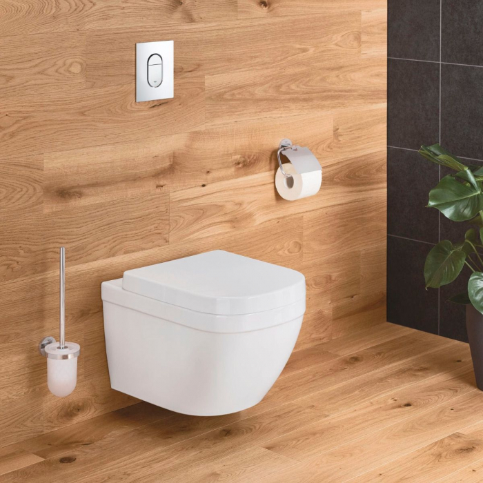 Vas wc montare suspendata fara capac Grohe Euro Ceramic Rimless Triple Vortex [4]