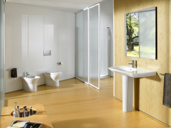 Vas WC din portelan, evacuare dubla, 375 x 665 x 790 mm., Roca Nexo [3]