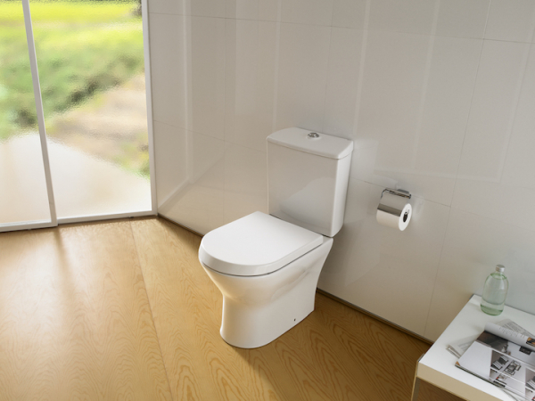 Vas WC din portelan, evacuare dubla, 375 x 665 x 790 mm., Roca Nexo [8]
